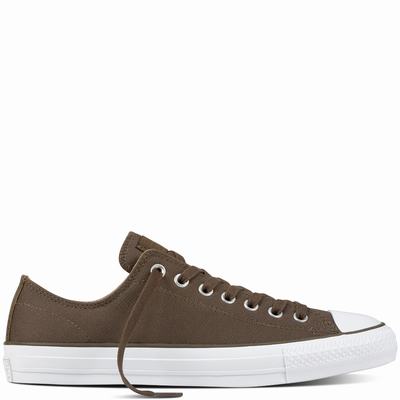 Converse Ctas Pro Suede Backed Twill Low Tops Mens - White Shoes (640CBHGR)